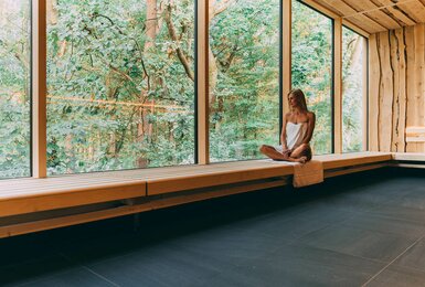 WALDsauna im WALDgarten der Westfalen-Therme